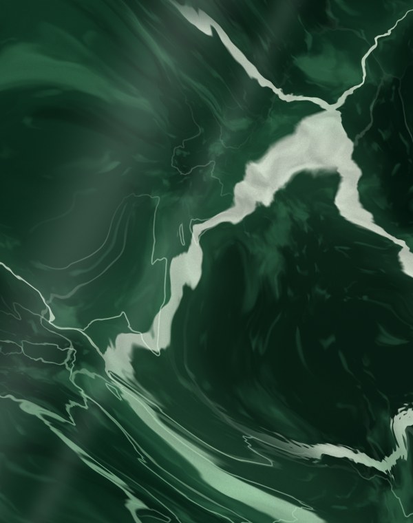 Verde Alpi with a polished finish